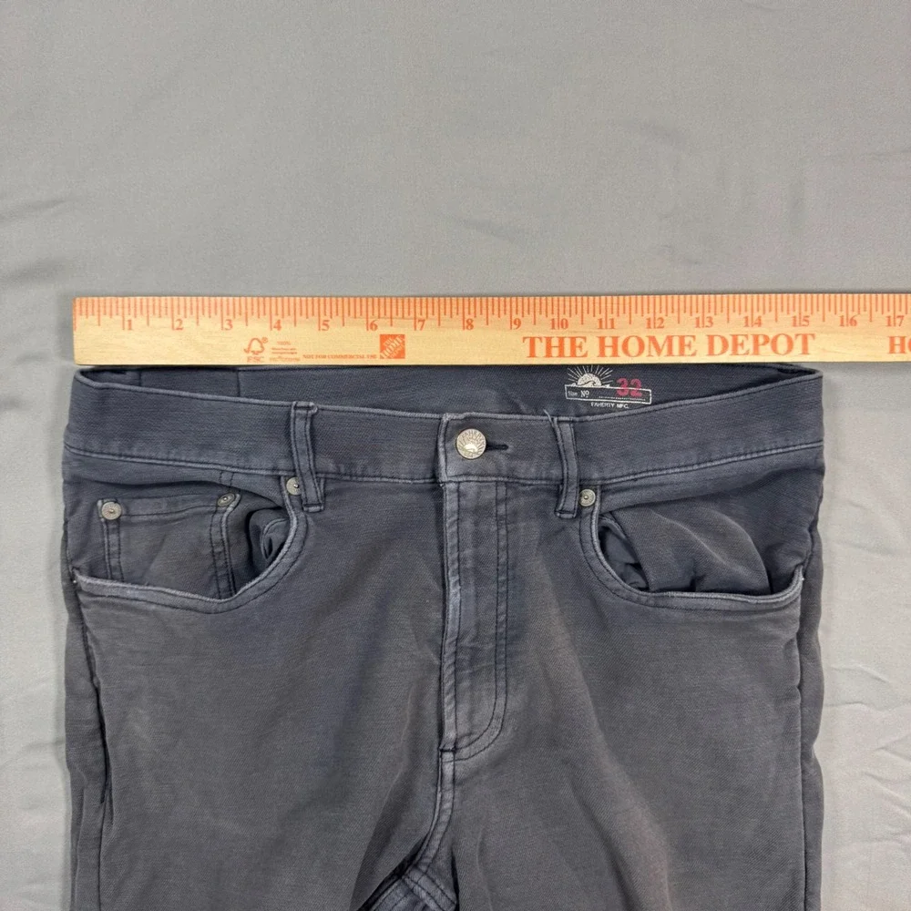 Lot of 2 Faherty Stretch Terry 5-Pocket Pant Mens 32 (31x31) Slim Straight - Picture 14 of 16